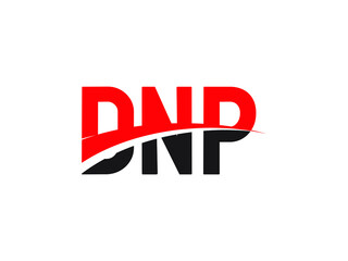 DNP Letter Initial Logo Design Vector Illustration