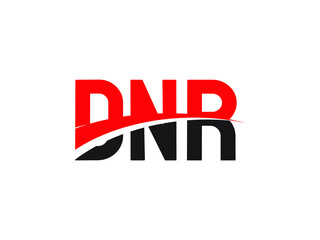 DNR Letter Initial Logo Design Vector Illustration