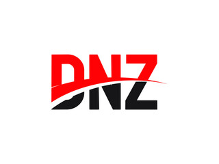 DNZ Letter Initial Logo Design Vector Illustration