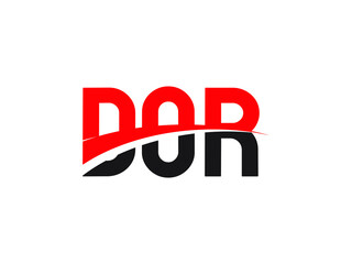 DOR Letter Initial Logo Design Vector Illustration