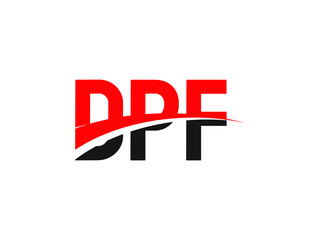Fototapeta premium DPF Letter Initial Logo Design Vector Illustration