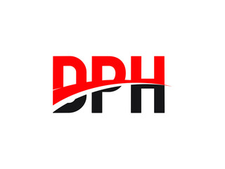 DPH Letter Initial Logo Design Vector Illustration