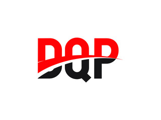 DQP Letter Initial Logo Design Vector Illustration