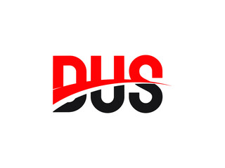 DUS Letter Initial Logo Design Vector Illustration