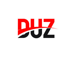 DUZ Letter Initial Logo Design Vector Illustration