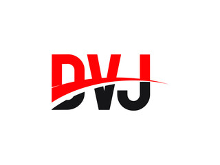 DVJ Letter Initial Logo Design Vector Illustration