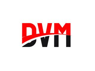 DVM Letter Initial Logo Design Vector Illustration