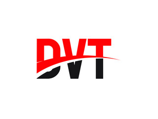 DVT Letter Initial Logo Design Vector Illustration