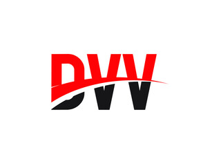 DVV Letter Initial Logo Design Vector Illustration