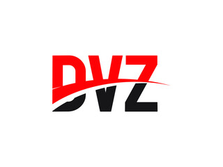 DVZ Letter Initial Logo Design Vector Illustration