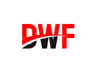 DWF Letter Initial Logo Design Vector Illustration