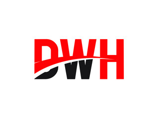 DWH Letter Initial Logo Design Vector Illustration