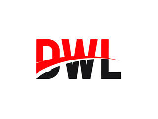 DWL Letter Initial Logo Design Vector Illustration