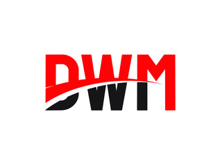 DWM Letter Initial Logo Design Vector Illustration