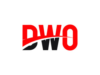Fototapeta premium DWO Letter Initial Logo Design Vector Illustration