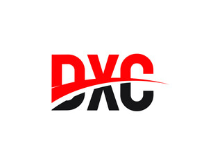 Obraz premium DXC Letter Initial Logo Design Vector Illustration
