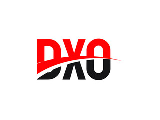 DXO Letter Initial Logo Design Vector Illustration