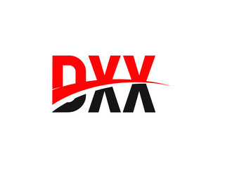 DXX Letter Initial Logo Design Vector Illustration