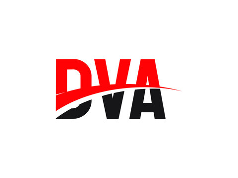 DVA Letter Initial Logo Design Vector Illustration