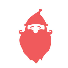Santa Claus. Christmas flat icons for web design and mobile app.