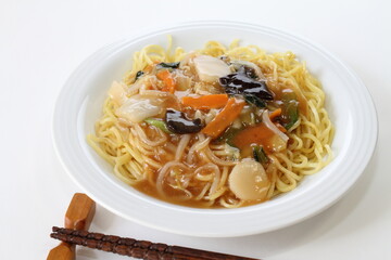 五目あんかけ焼きそば