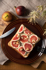 いちじくのトースト