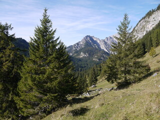 Fototapeta na wymiar Bergwanderung