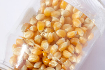 corn kernels in the jar