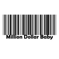 barcode with the inscription baby in a million