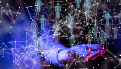 Unity group and teamwork concept