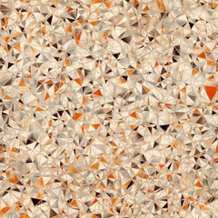 Seamless random triangle pattern for surface pattern and print. High quality illustration. Scattered geometric trendy swatch. Funky hipster contemporary terrazzo graphic tile for background or textile