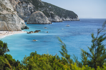 Obraz premium Porto Katsiki Beach on Lefkada Ionian Island, Greece