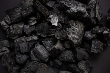 Fototapeta na wymiar charcoal, coal