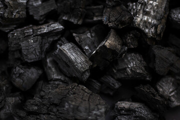Fototapeta na wymiar charcoal, coal