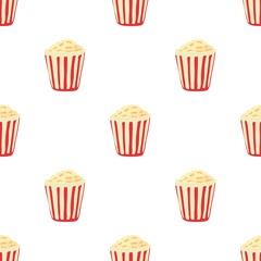 Popcorn pattern seamless background texture repeat wallpaper geometric vector