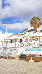 Faro y Playa de Morro Jable en Jandia, Fuerteventura, Las Palmas, Islas Canarias, España, Europa
