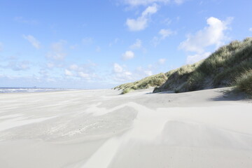 North sea beach, island Ameland, Dutch