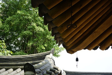 전라북도 전주에 있는 한옥마을의 풍경이다.