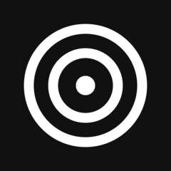 target icon on grey background