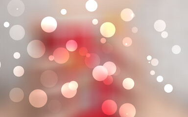 Colourful bokeh lights background. Blurred circle shape. New Wallpaper illustration