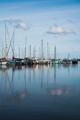 Fototapeta premium Yachthafen in Schleswig