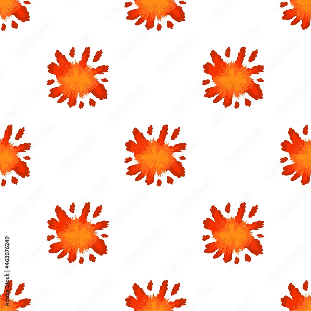 Poster red explosion pattern seamless background texture repeat wallpaper geometric vector