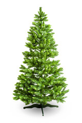 Christmas tree isolated on white background	
