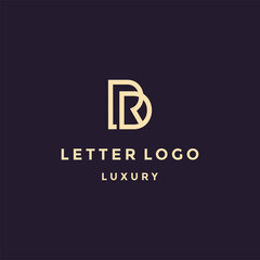 Fototapeta na wymiar Letter RD Logo vector design template