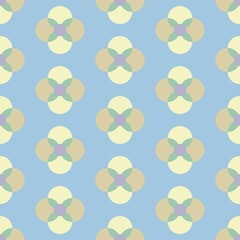 Simple Vector Repeatable Floral Pattern