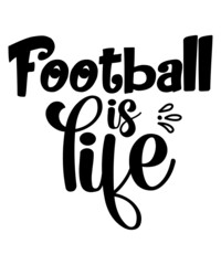 Fototapeta premium Football SVG Bundle - Football bundle - Football mom shirt SVG for Cricut - Football tee bundle SVG bundle - Digital Download