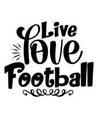 Obraz premium Football SVG Bundle - Football bundle - Football mom shirt SVG for Cricut - Football tee bundle SVG bundle - Digital Download