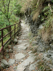 Hiking trail in the Taroko National Park, Taiwan