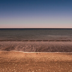 Fototapeta na wymiar Shell Beach, San Antonio East Harbor, Rio Negro, Patagonia Argentina.