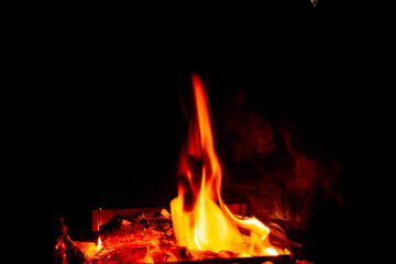 焚き火
